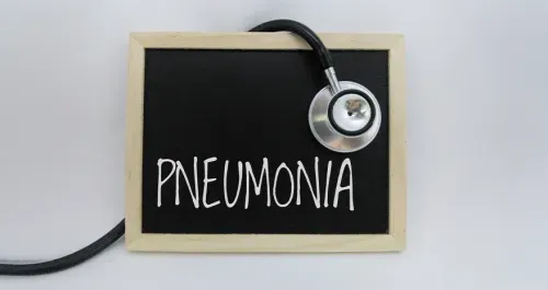 How does pneumonia affect oxygen levels