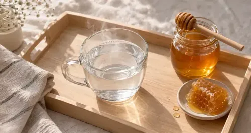 benefit of hot water and honey