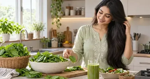 Spinach for Hair Growth - The Palak Secret to Strong & Long Hair