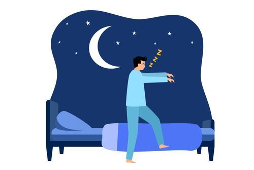 Symptoms of Sleep Walking - Its Causes, Treatments