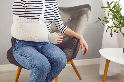 What is the Standard Medical Treatment for a Fractured Radial Head?