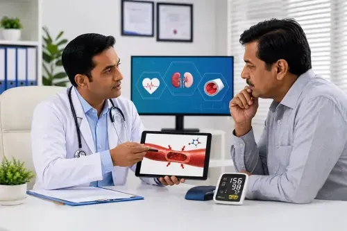 What is Caused By Angiotensin II?